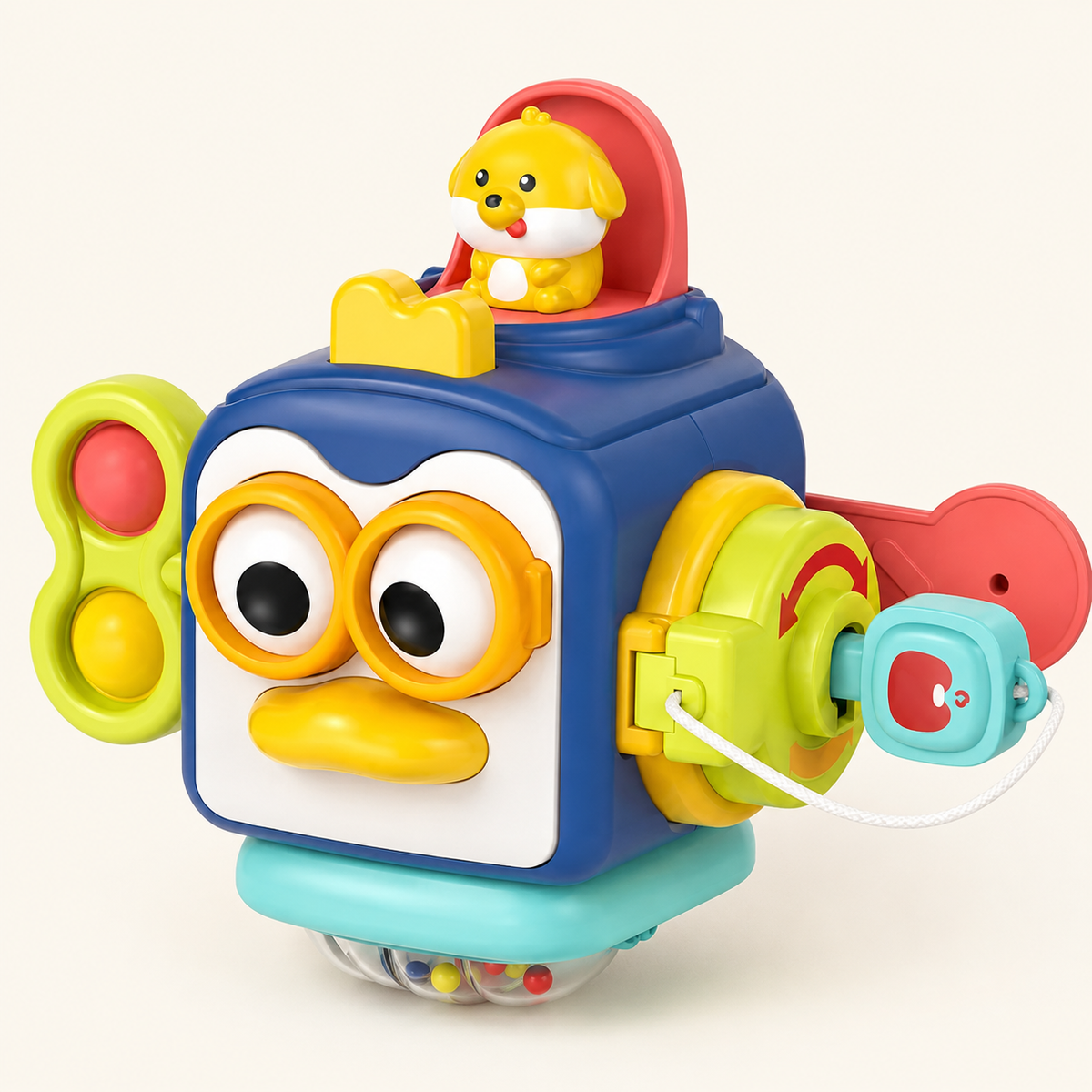 Activity Cube 6-in-1 Toddler Sensory Toy - image principale