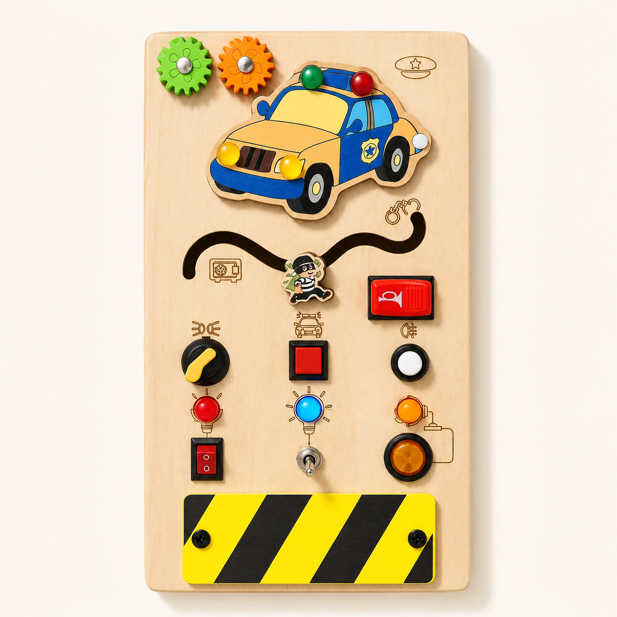 Busy Board Police Car LED Switch Panel - image principale