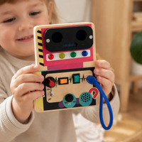 Busy Board Robot LED Switches Montessori Toy — view 2