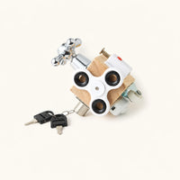 Busy Cube Multi-Activity for Toddlers shown complete on a plain background
