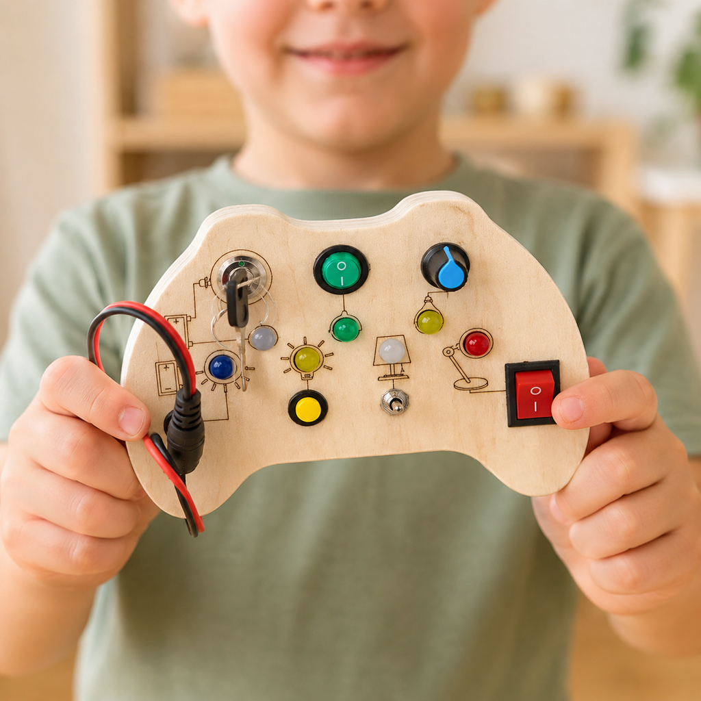 Controller Busy Board Game-Shaped LED Learning Toy — view 2