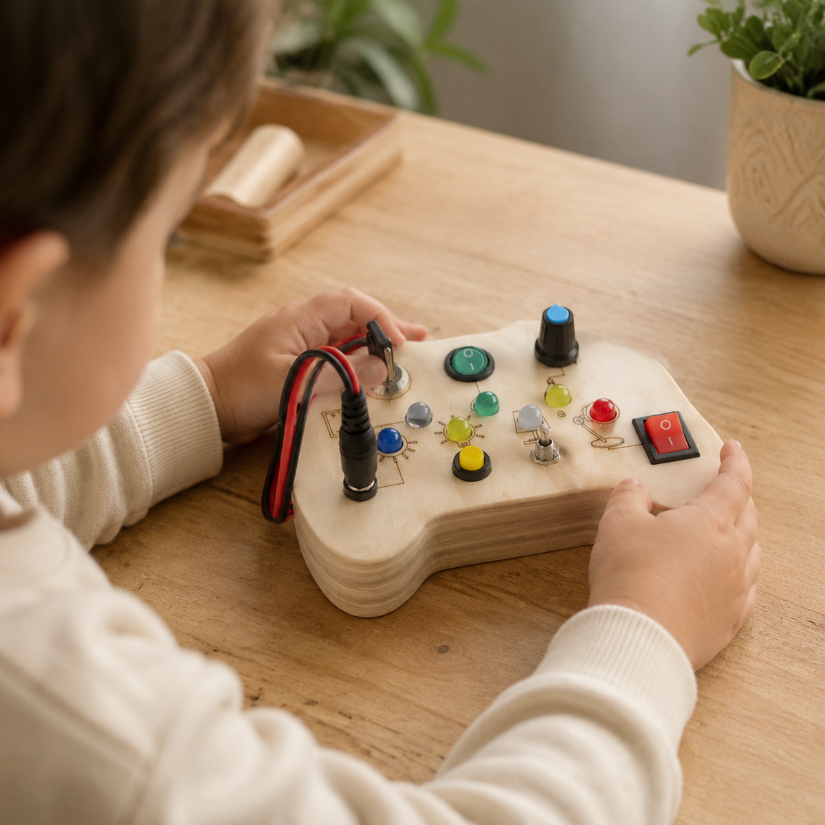 Controller Busy Board Game-Shaped LED Learning Toy — view 5