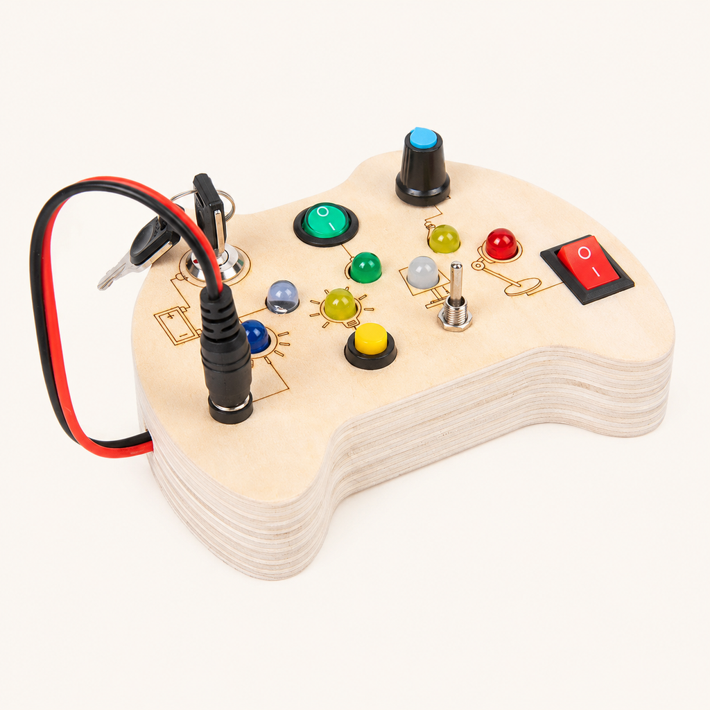 Controller Busy Board Game-Shaped LED Learning Toy — view 1