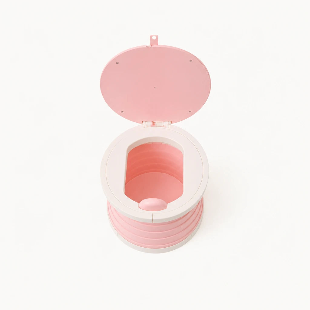 Foldable Travel Potty for Toddlers shown complete on a plain background