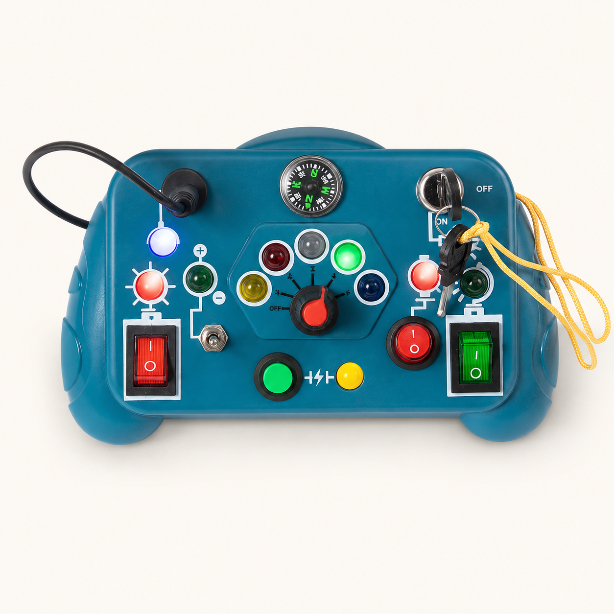 LED Busy Board - Electronic Activity Panel for Toddlers - image principale