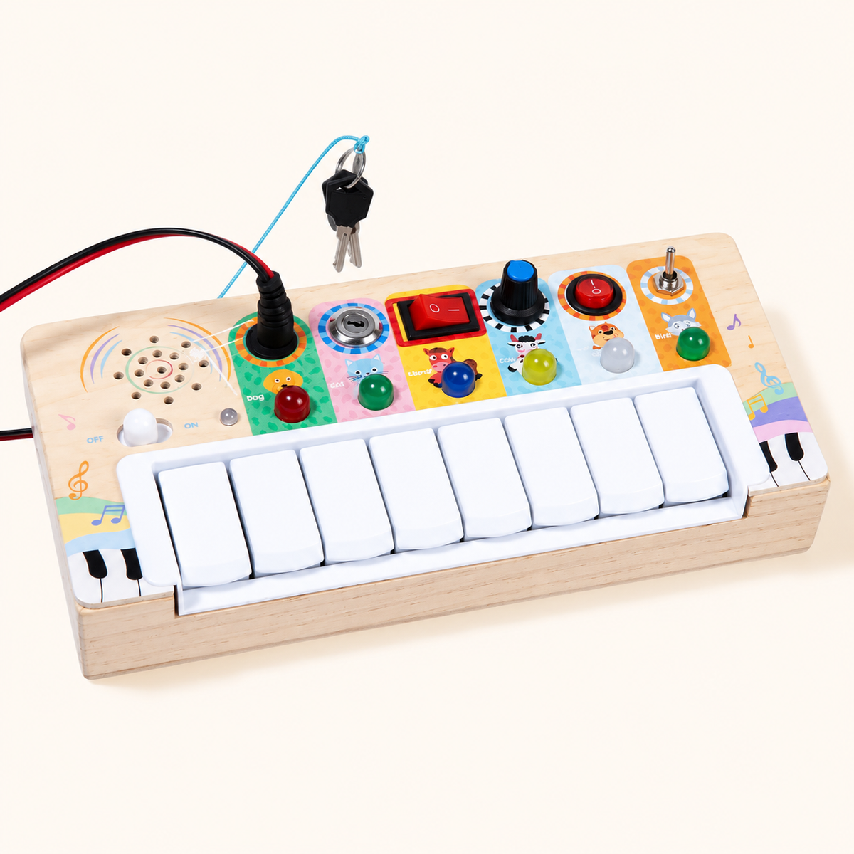 LED Busy Board Piano Switch Toy - image principale