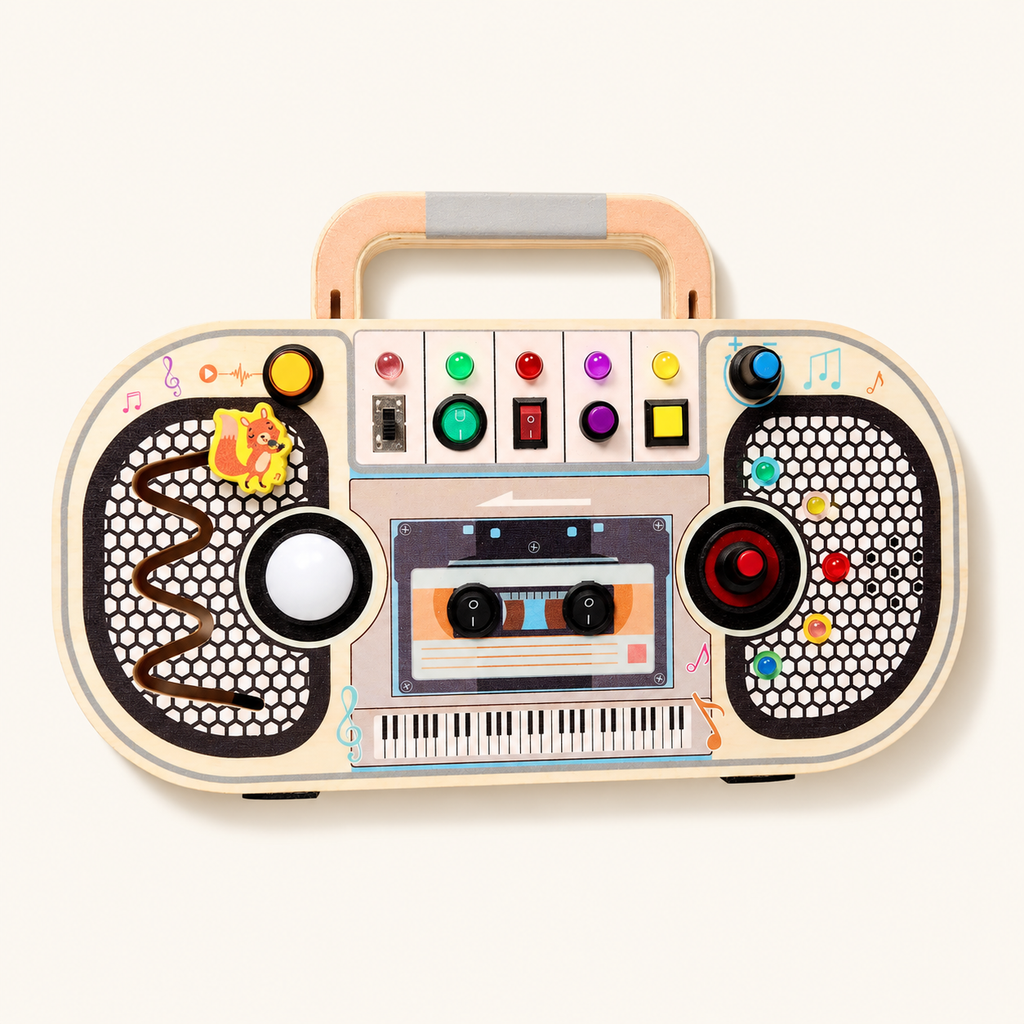LED Busy Board Retro Radio Toy - image principale
