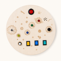 LED Busy Board Round Space Switch Toy - image principale