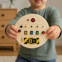 LED Busy Board Round Switch Light Toy — view 1