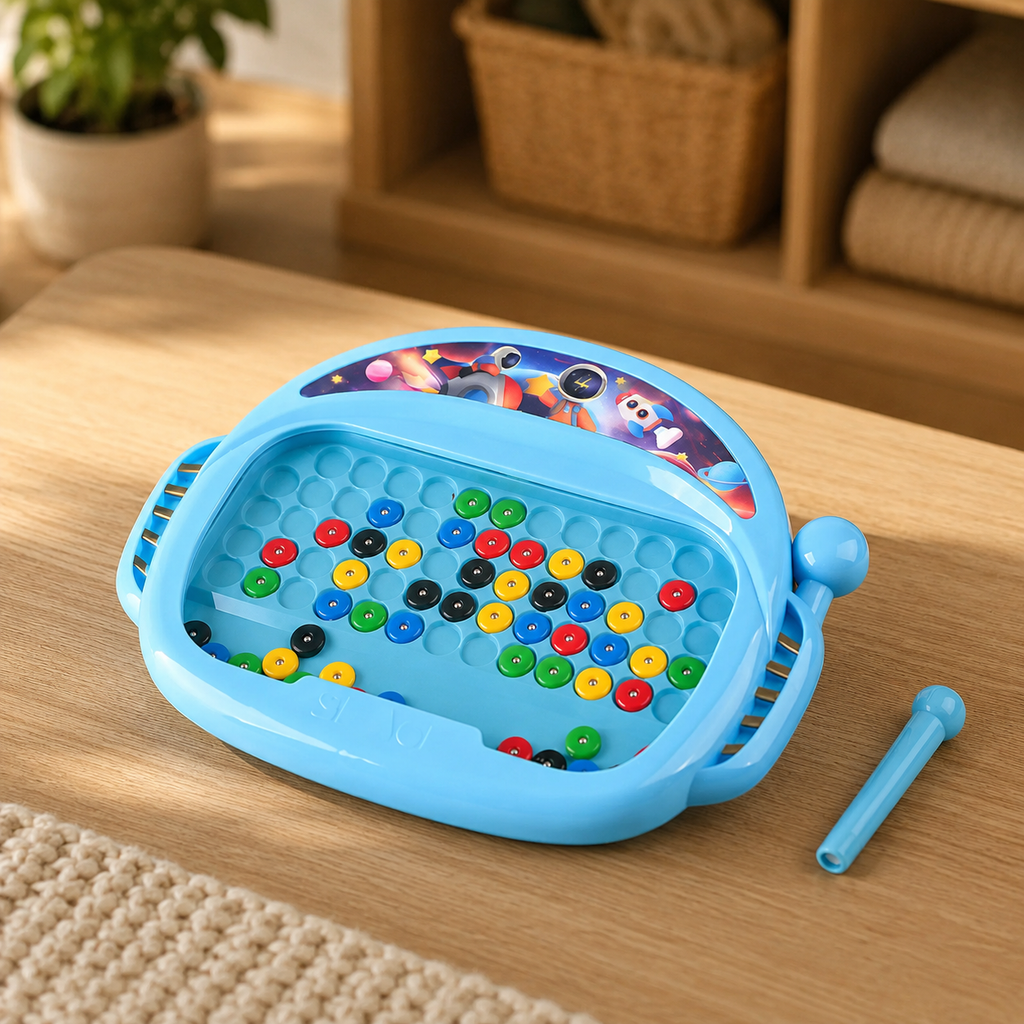 Magnetic Bead Board - Portable Drawing Toy - objet surface réelle