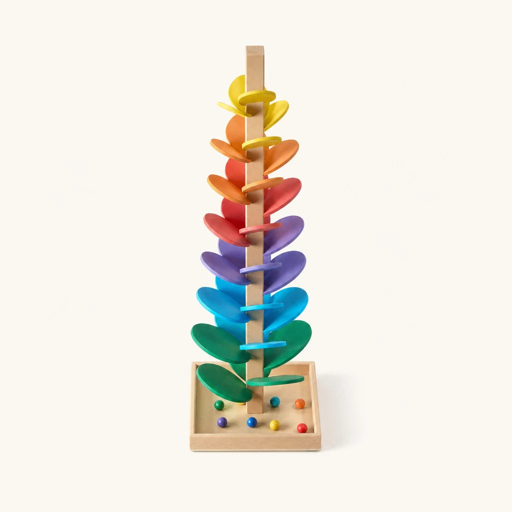 Marble Run Tree Musical Tower shown complete on a plain background