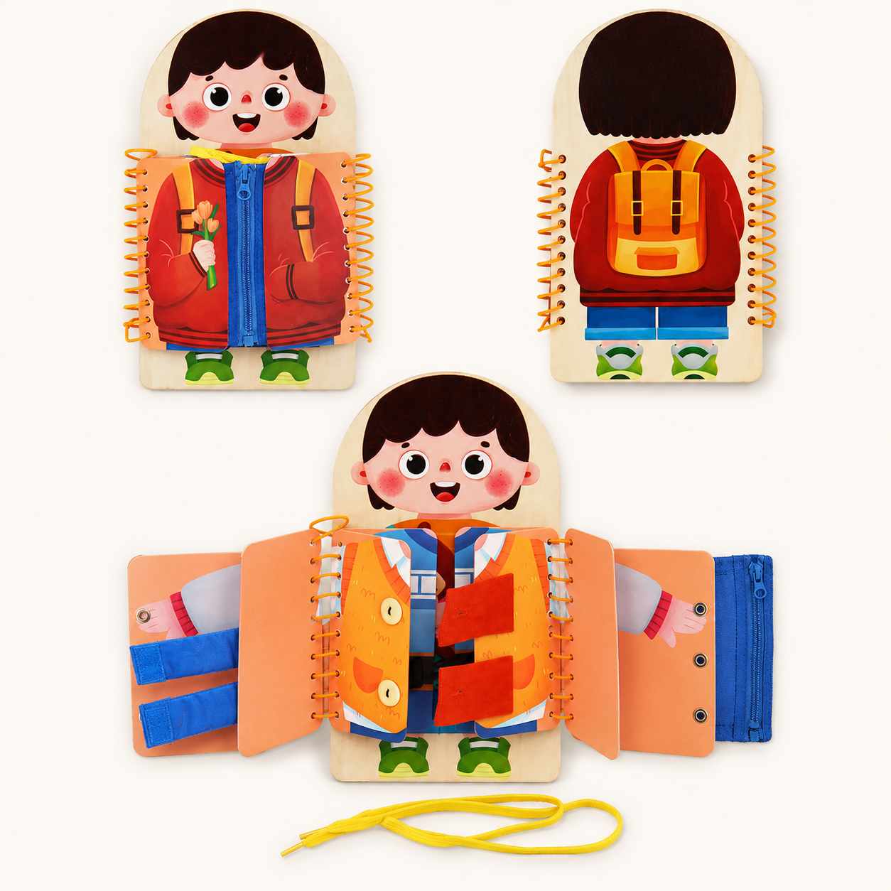 Montessori Busy Board Character Book - image principale