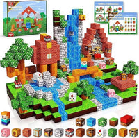 Contents of the 100 cubes Animal House set
