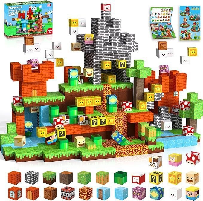 Contents of the 150 cubes Castle Quest set