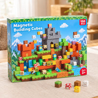 Castle Quest magnetic building cubes box
