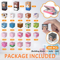 Contents of the 300 cubes Cherry Blossom Forest set