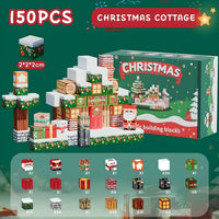 Contents of the 150-cube Christmas Cottage set
