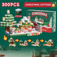 Contents of the 300-cube Christmas Cottage set