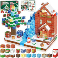 Contents of the 150 cubes Christmas Village set