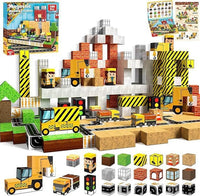 Contents of the 100 cubes Construction Site set