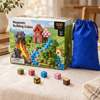 Countryside Farm magnetic building cubes box