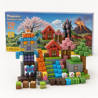 Dream World magnetic building cubes set with its box