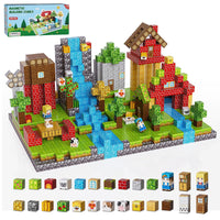 Contents of the 200 cubes Farm Village set
