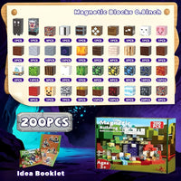 Contents of the 200 cubes Fire & Ice Fortress set