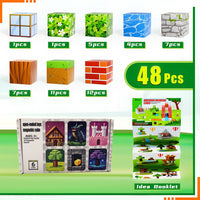 Contents of the 48 cubes Forest Home set