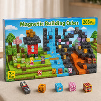 Four Realms magnetic building cubes box
