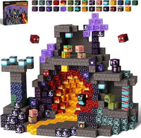 Contents of the 100 cubes Lava Cave set