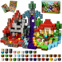 Contents of the 200 cubes Lava Forest set