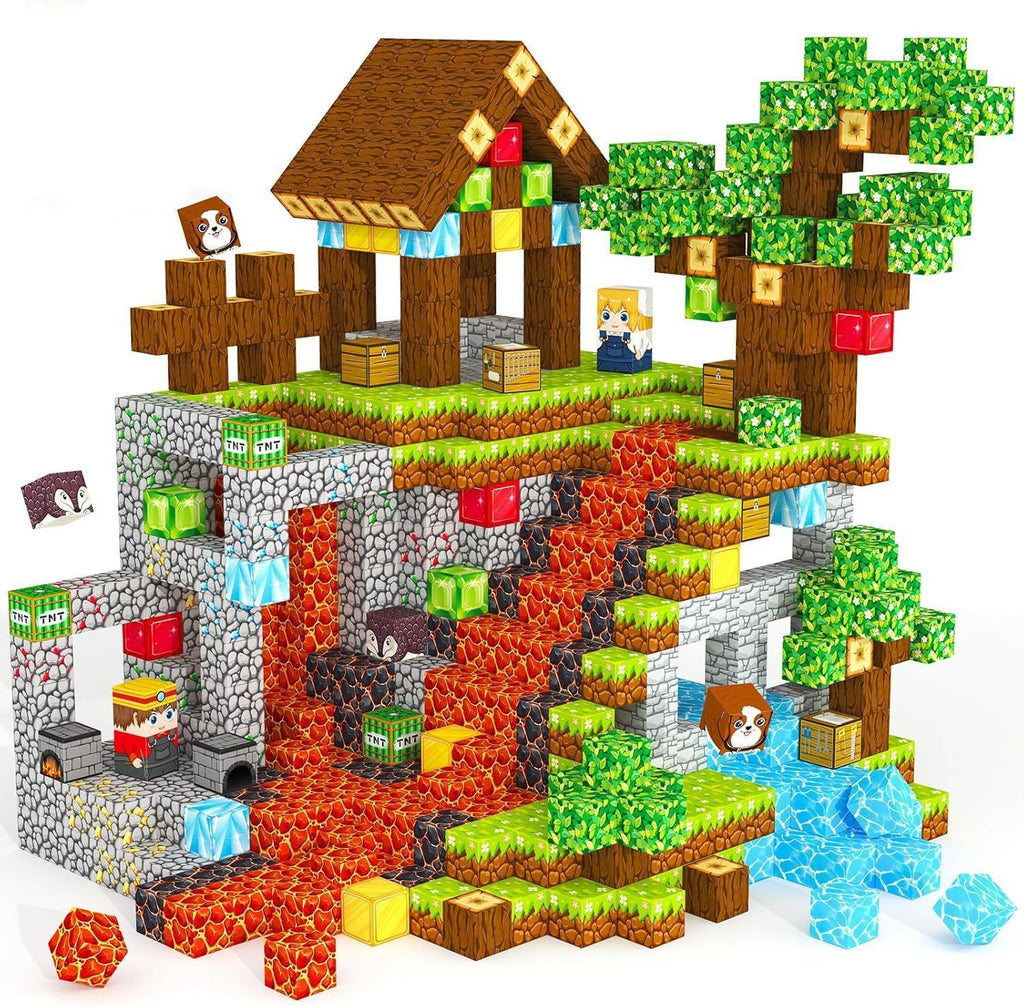 Contents of the 100 cubes Pet Paradise set