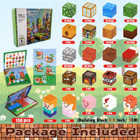Contents of the 150 cubes Red Brick House set