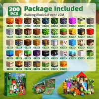 Contents of the 200 cubes Secret Jungle set