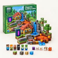 Secret Jungle magnetic building cubes set with its box