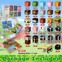 Contents of the 100 cubes Suburb City set