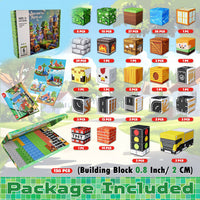Contents of the 150 cubes Suburb City set