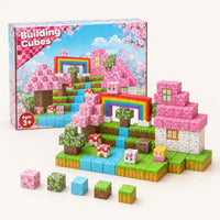 Unicorn World magnetic building cubes set with its box