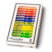 Boxed set of twelve prepared specimen slides
