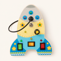 Rocket Busy Board with LED Switches - Blue - image principale