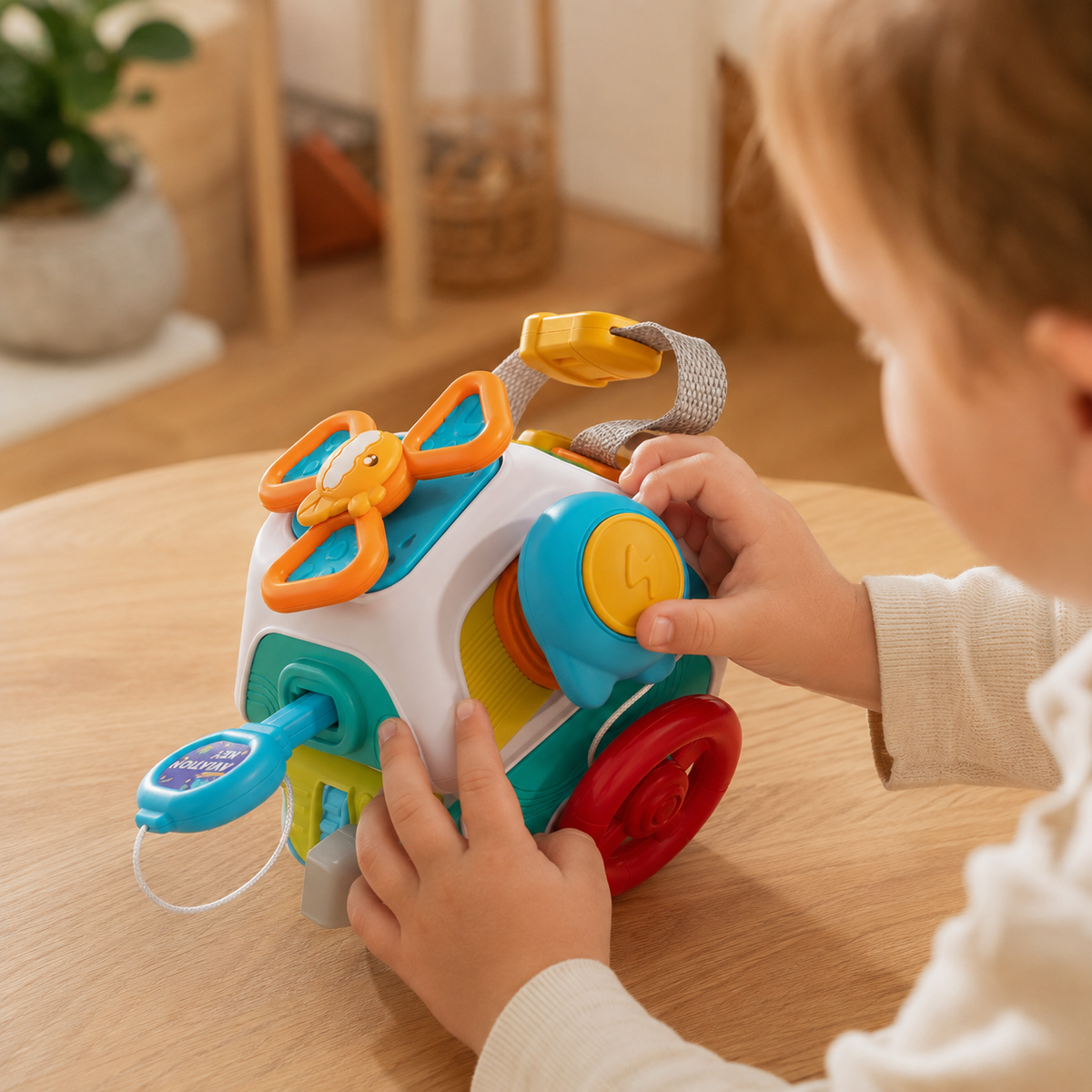 Sensory Activity Ball 10-in-1 for Toddlers - utilisation close up
