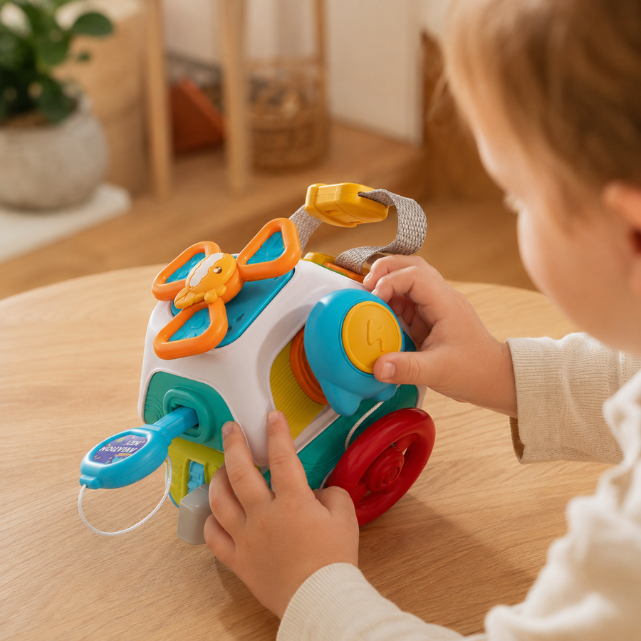 Sensory Activity Ball 10-in-1 for Toddlers - utilisation close up
