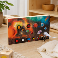 Solar System Busy Board LED Light Toy - objet surface réelle