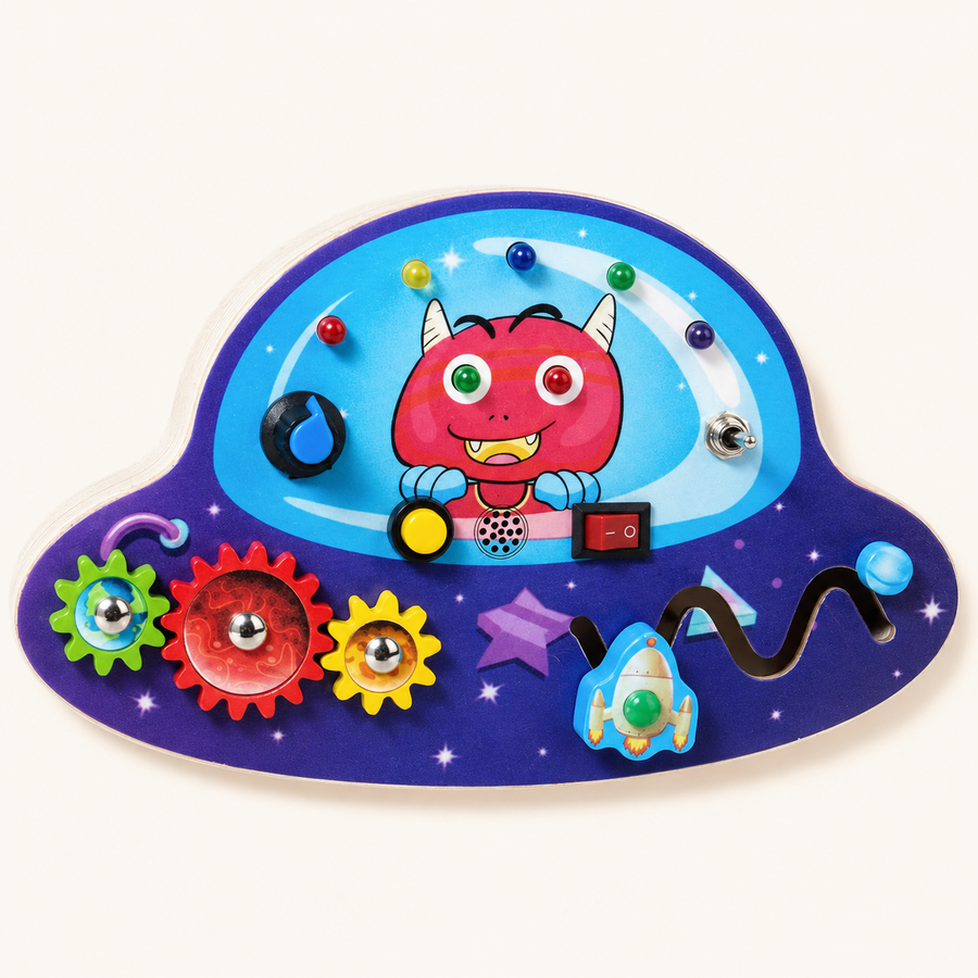 Space Busy Board UFO with LED Lights - image principale