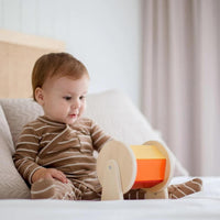 Spinning Drum Toy Montessori Wooden Sensory — view 1