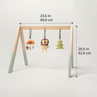 Wooden Baby Gym with Natural Arch & Hanging Toys — view 1