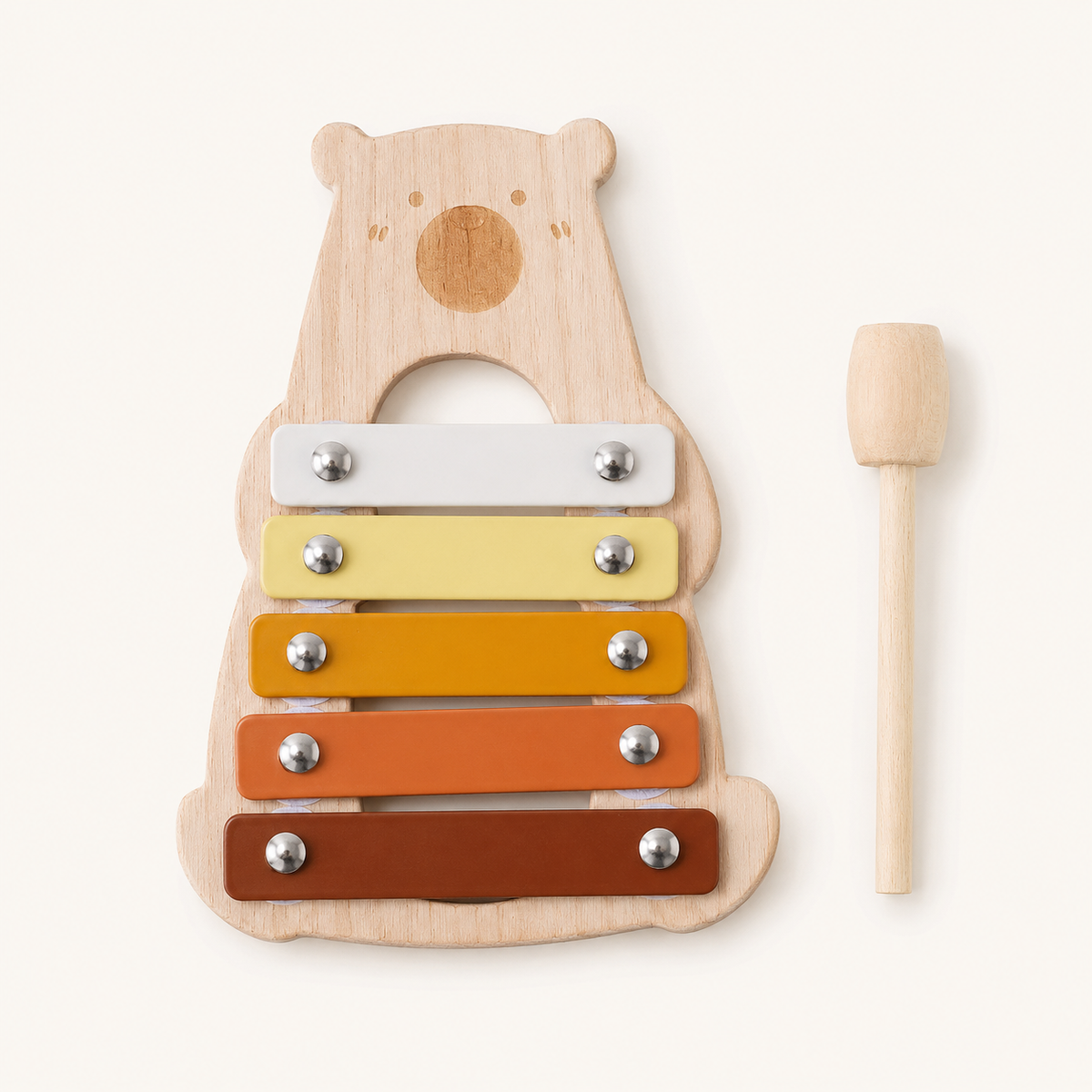 Wooden Bear Xylophone Musical Toy - image principale