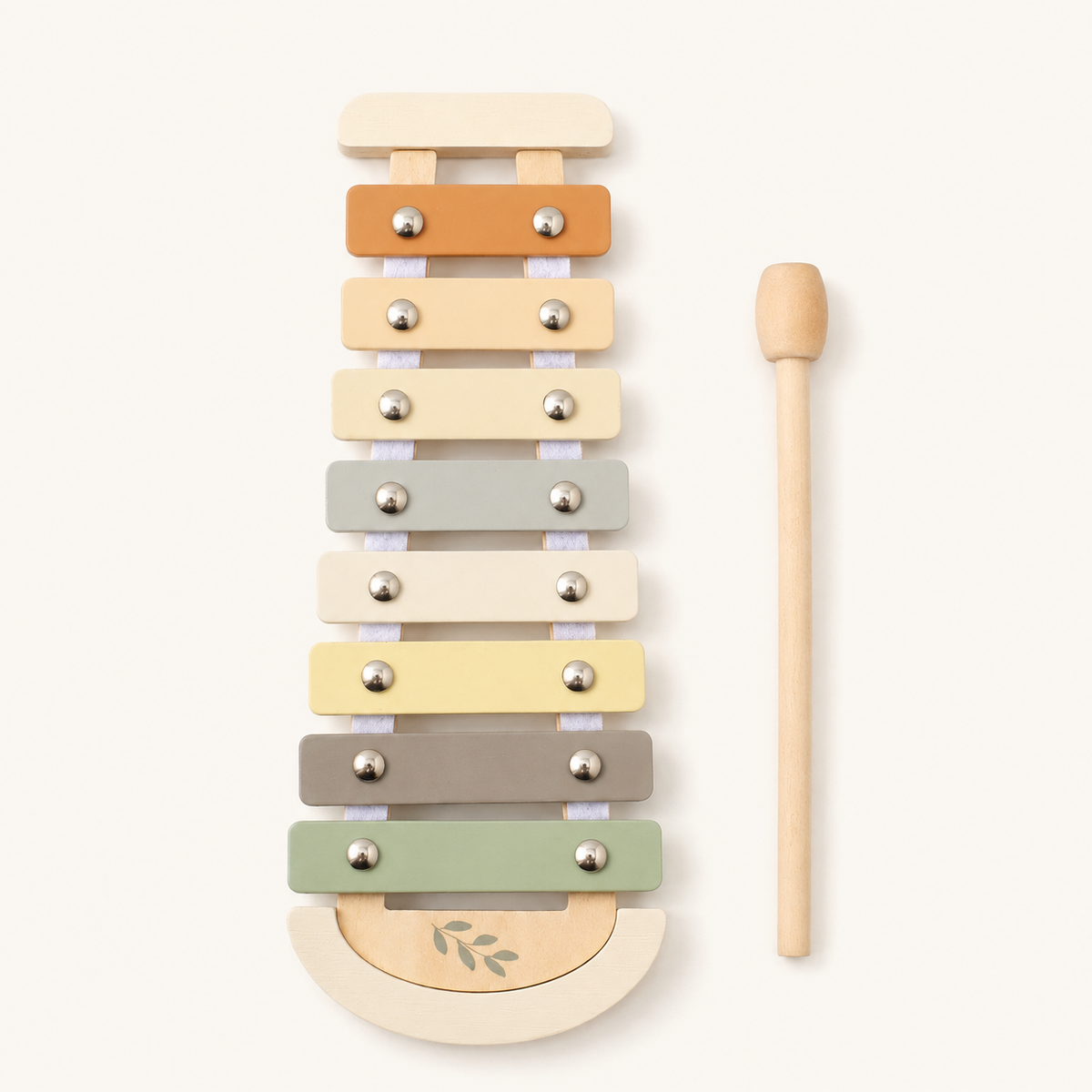 Wooden Xylophone Cloud Shape Musical Toy — view 1