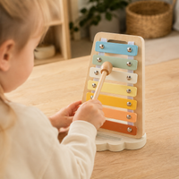 Wooden Xylophone Standing Musical Toy — view 5